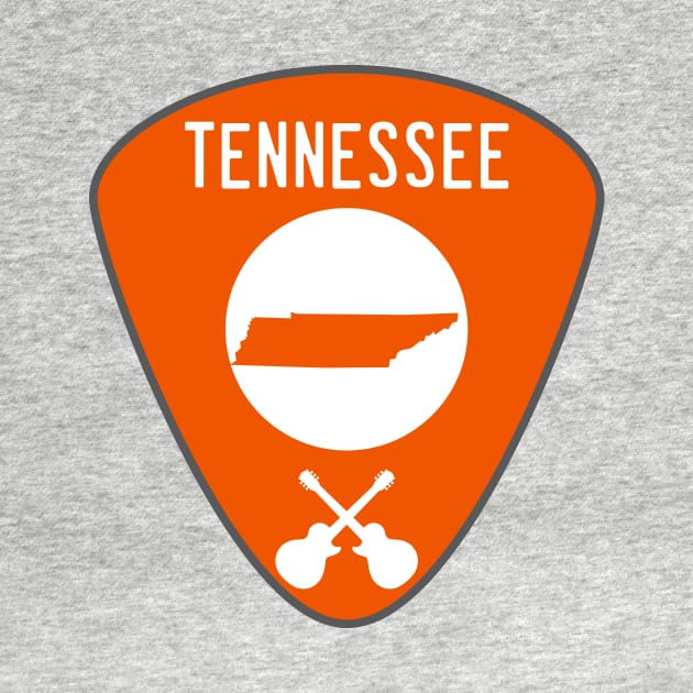 Tennessee Guitar Pick by fearcity